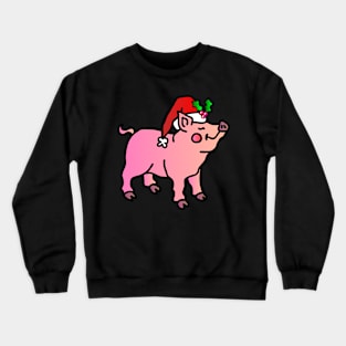 Santa Pig Crewneck Sweatshirt